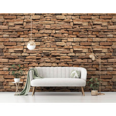 Eine industrielle Fototapete einer Steinwand.