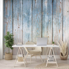 Fototapete Vintage Holzbretter und alte Wand mit Vliestapete im Büro.