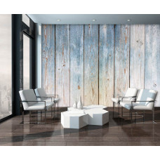 Fototapete Vintage Holzbretter und alte Wand mit Vliestapete im Wohnzimmer und Schlafzimmer.