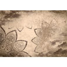 Fototapete von einem Vintage-Mandala, mit einem klassischen und bohemischen Look.