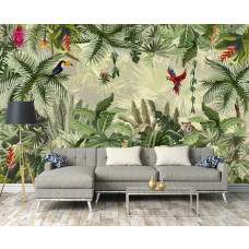 Eine Fototapete mit dem Text