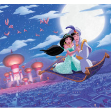 Disney Aladdin Fototapete, mit einem magischen Teppich Abenteuer, ideal für ein Abenteuer Zimmer.