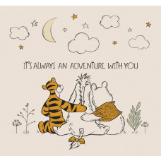 Winnie the Pooh Disney Fototapete, mit Pooh und seinen Freunden, perfekt für ein verspieltes Zimmer.