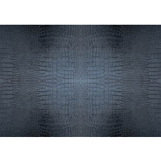 Krokodil-Tapete mit der detaillierten Textur von Krokodilhaut in Anthrazit.