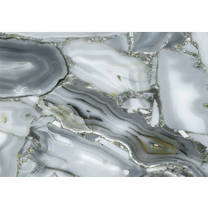 Eine luxuriöse Fototapete mit steinartiger Textur und Industrie-Look, mit subtilen Marmor-Details für einen raffinierten Look.