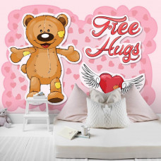 Eine Teddybär-Tapete mit dem Schriftzug