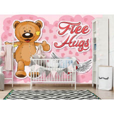 Eine Teddybär-Tapete mit dem Schriftzug