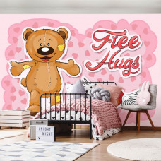 Eine Teddybär-Tapete mit dem Schriftzug