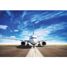 Fototapete eines Flugzeugs, geeignet für ein cooles Thema.