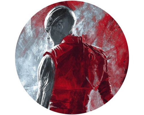 Nebel im Malstil, gerendert auf einem Marvel-Tapetenkreis.