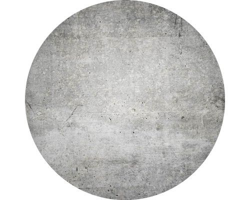 Betonnen muur in industriële stijl, afgebeeld op een behangcirkel.