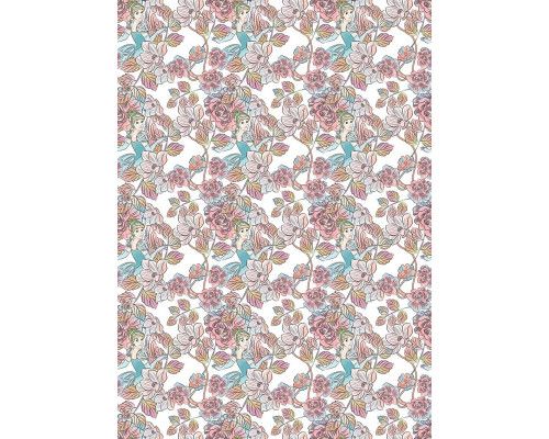 Disney Cinderella Fototapete, die die Prinzessin in ihrem kultigen Kleid zeigt, ideal für das Zimmer eines Mädchens.