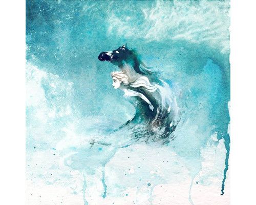 Frozen Spirit of Wonder Fototapete mit Elsa und Anna, perfekt für einen Frozen-Fan.