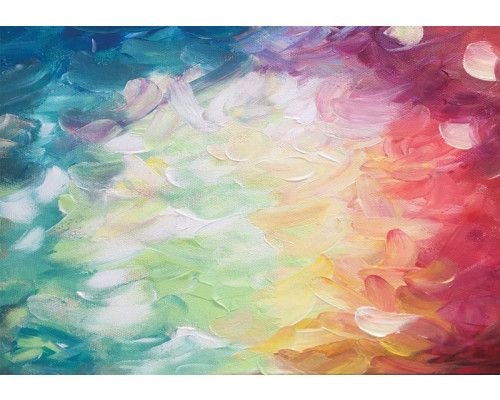 Abstrakte Malerei im künstlerischen Stil auf Fototapete.