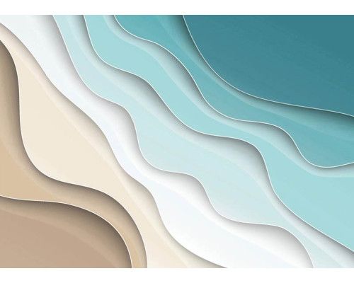 Fototapete Abstrakte Wellen