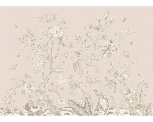 Fototapete Antike Blumen