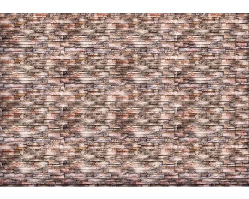 Dekorative Steinwand, abstrakt wiedergegeben auf einer künstlerischen Fototapete.