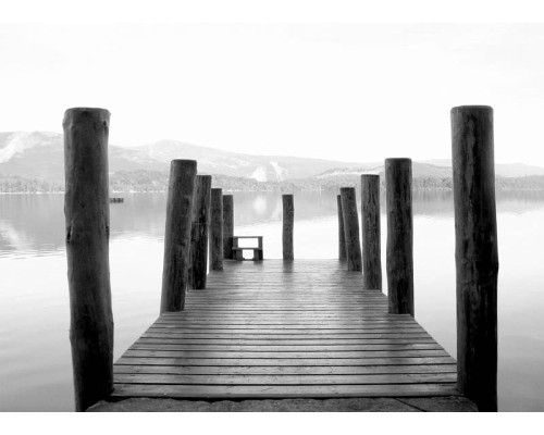 Fototapete Holzgerüst