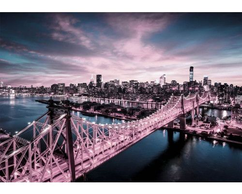 Fototapete von New York City, amerikanische Stadtlandschaft.