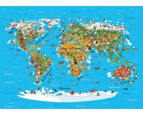 Entdecken Sie die Welt Fototapete