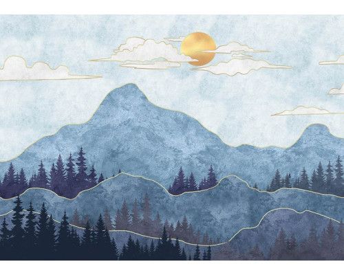 Fototapete Östliche Landschaft