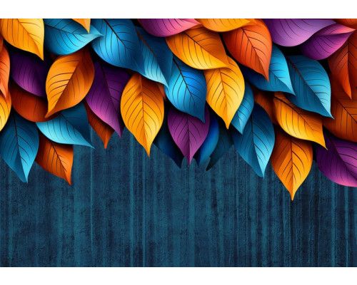 Fototapete Colourful Leaves