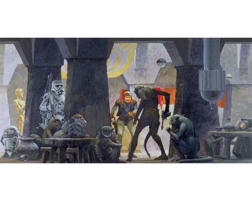 Star Wars Mos Eisley Streets Fototapete, ideal für den echten Star Wars Fan.