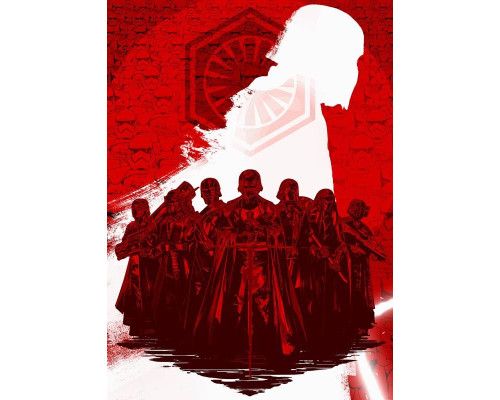 Supreme Leader Snoke Star Wars Fototapete, ideal für die Fans der neuen Trilogie.