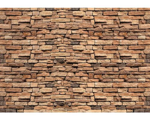 Fototapete einer industriellen Ziegelwand.