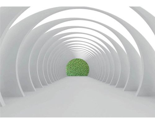 Fototapete Tunnel to the Green