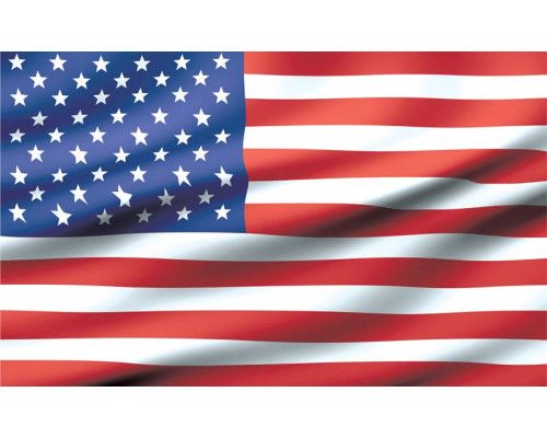 Fototapete mit der Flagge der Vereinigten Staaten, einem Symbol für Amerika.