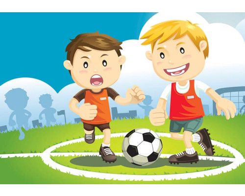 Fußballfans werden sich an diesem dynamischen Bild von Champions in Aktion erfreuen, das während eines intensiven Spiels aufgenommen wurde.