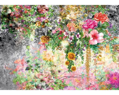 Fototapete Aquarell Floral