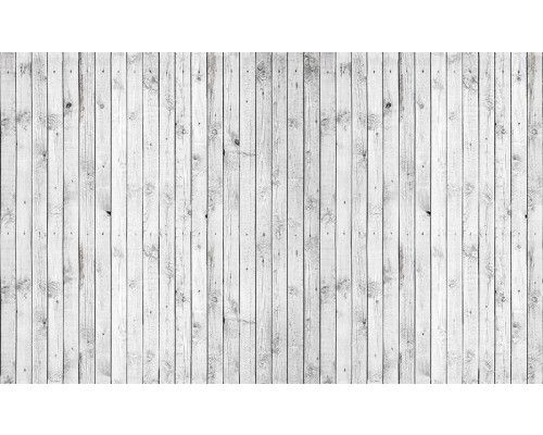 Weiße Holzplanken, Fototapete ideal für ein ruhiges Schlafzimmer oder Büro mit rustikalem Flair.