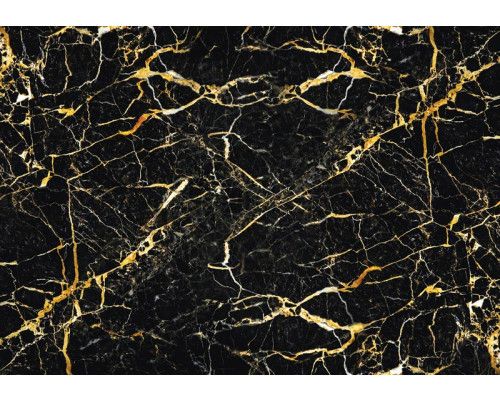 Schwarz-goldene Fototapete, Marmor und luxuriöser industrieller Look.