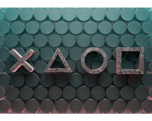 Controller, Spielkonsolen und ein modernes Gaming-Design voller leuchtender Farben und Details für spielbegeisterte Kinder.