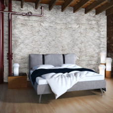 Fototapete Betonwand im Industriestil für das Schlafzimmer.