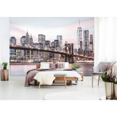Eine Fototapete von Brooklyn Bridge in New York, USA für Wohnzimmer und Schlafzimmer.