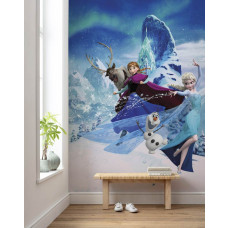 Eine Disney Frozen-Fototapete mit Elsas Zauberkraft, ideal für das Kinderzimmer.