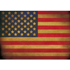 Fototapete mit der amerikanischen Flagge der Vereinigten Staaten.