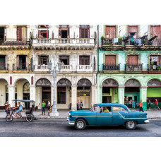 Fototapete der Stadt Havanna in Kuba, bunt und lebendig.