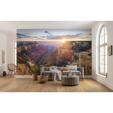 Eine Fototapete des majestätischen Grand Canyon, ideal für eine abenteuerliche Atmosphäre.