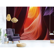 Fototapete mit einer Höhle mit 3D-Effekt für Schlafzimmer und Wohnzimmer.