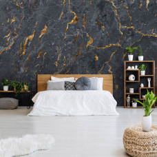 Eine Fototapete von Marmorlava im abstrakten Kunststil für Wohnzimmer und Schlafzimmer.