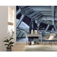 Eine klassische Star Wars Fototapete, die das mächtige Deck des Star Destroyer im Weltraum zeigt.