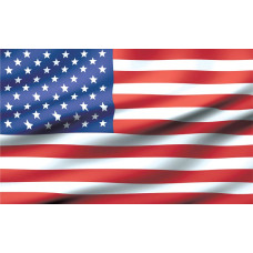 Fototapete mit der Flagge der Vereinigten Staaten, ein Symbol für Amerika.
