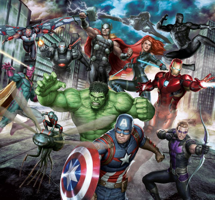 Fototapete Marvel Action Heroes - The Avengers