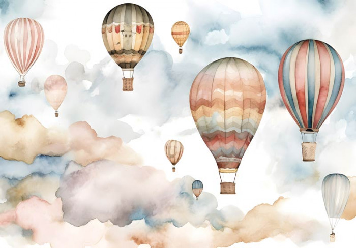 Fototapete Bunte Luftballons