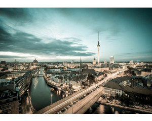 Berlin Fototapete mit Blick auf die deutsche Hauptstadt.