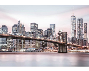 Brooklyn Bridge Fototapete, städtische Brücke in New York, USA.